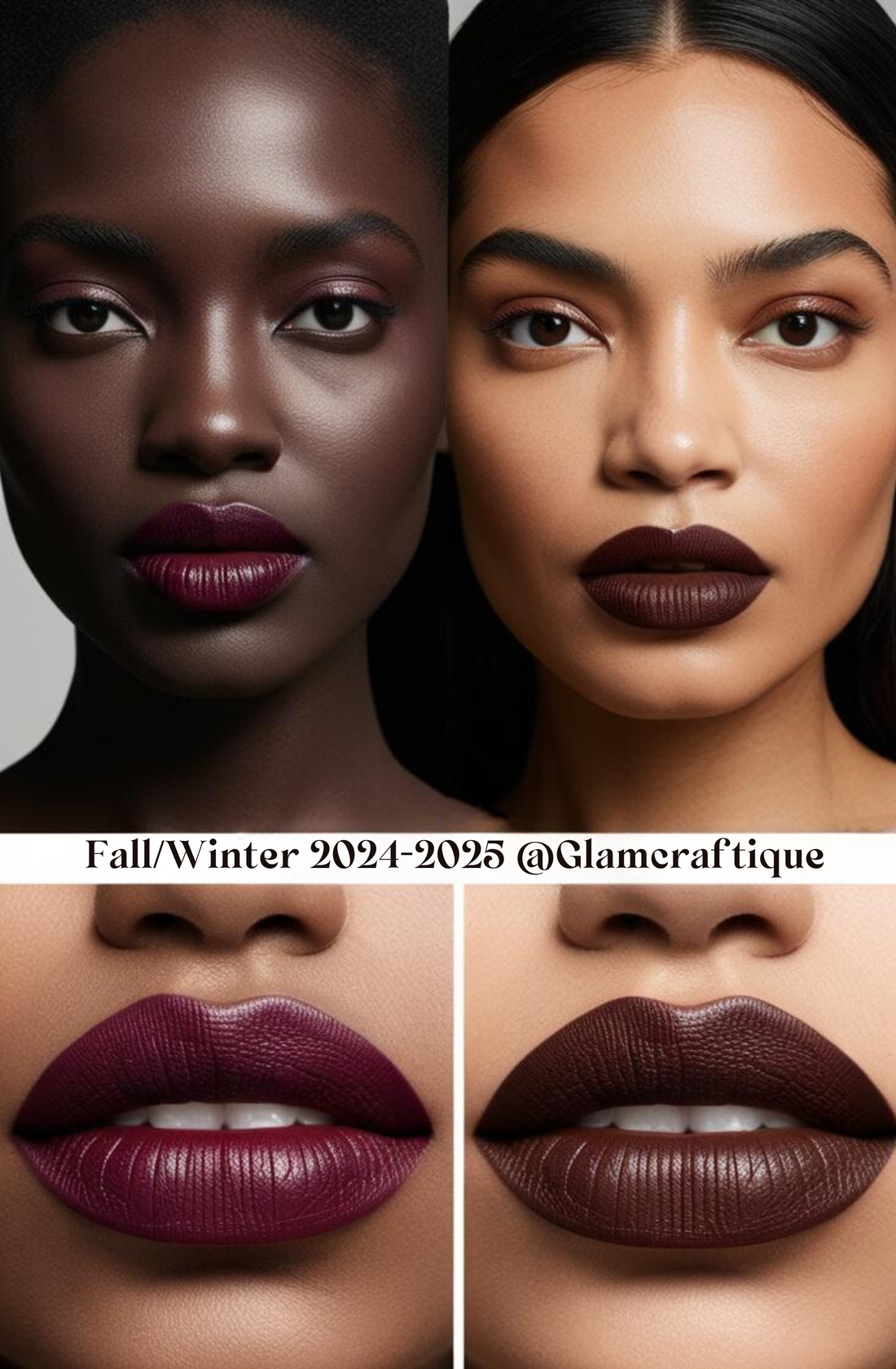 Top Lipstick Trends for Fall/Winter 2024: Berry, Brown & Vampy Reds